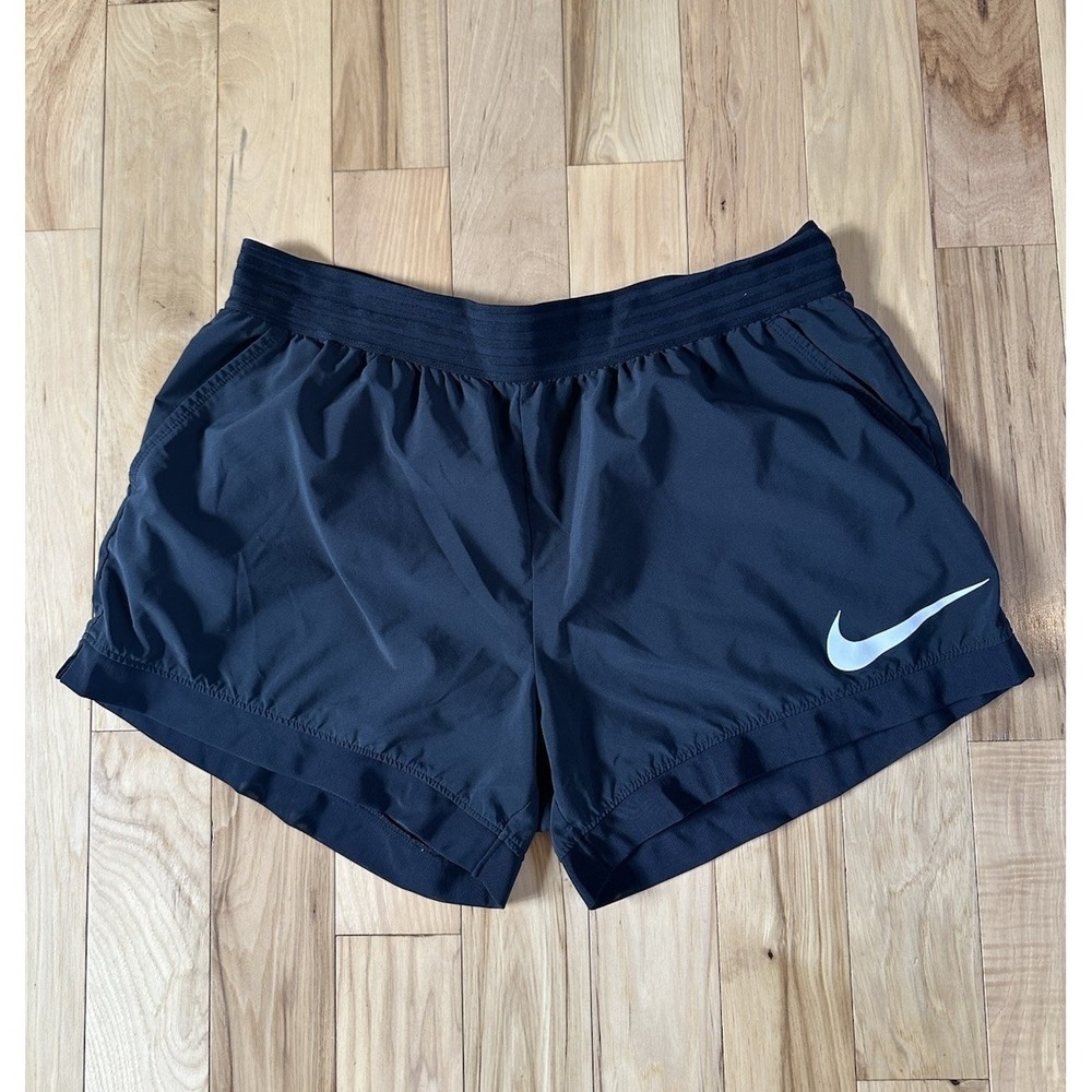 Nike Running Shorts Womens XL Black Dri Fit Gym Training Lightweight Sports